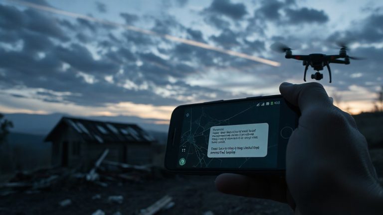 satellite messaging aids recovery