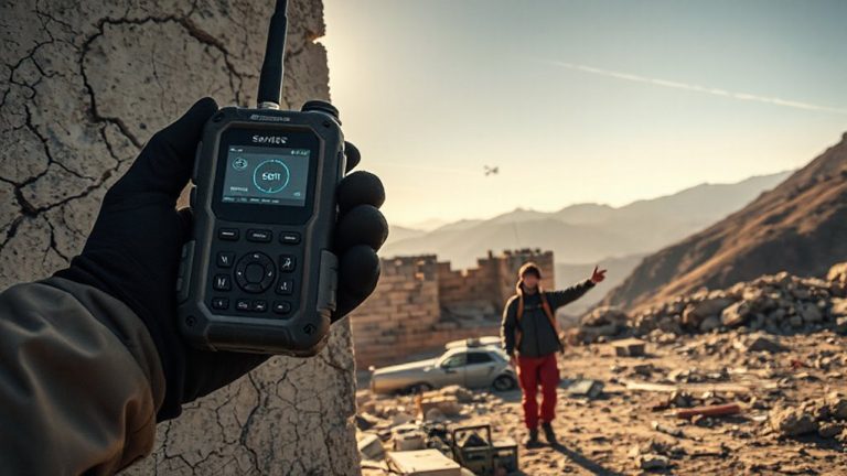 satellite messaging in earthquakes