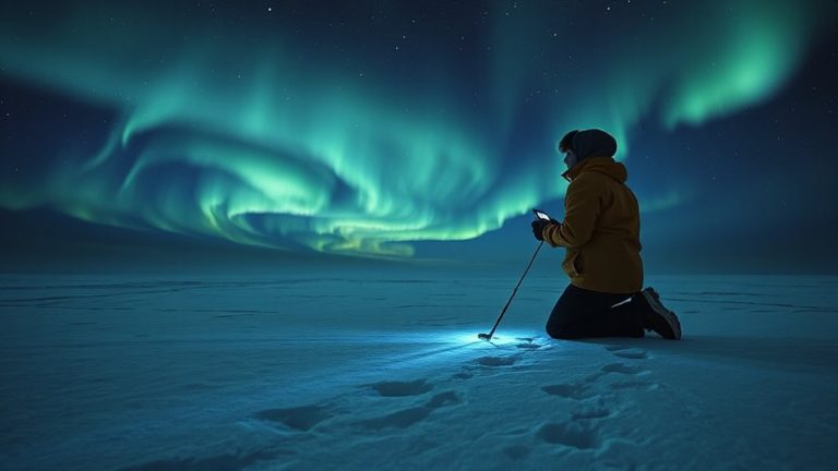 satellite messaging in polar darkness