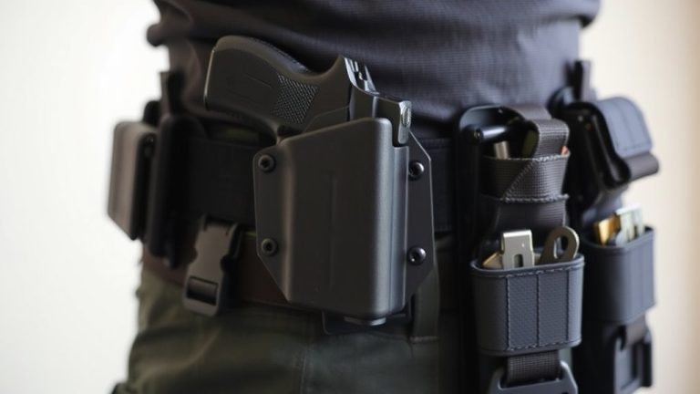 secure and accessible molle holsters