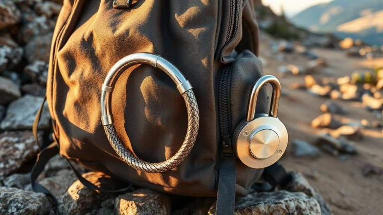 secure backpack locks for gear