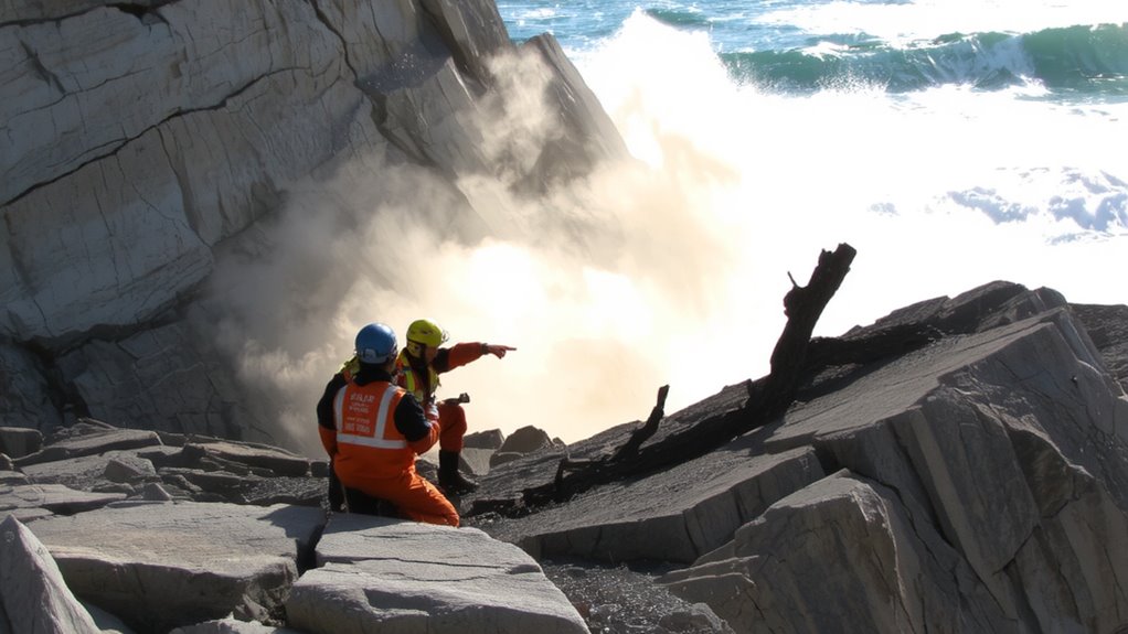 secure paths with drones and ropes