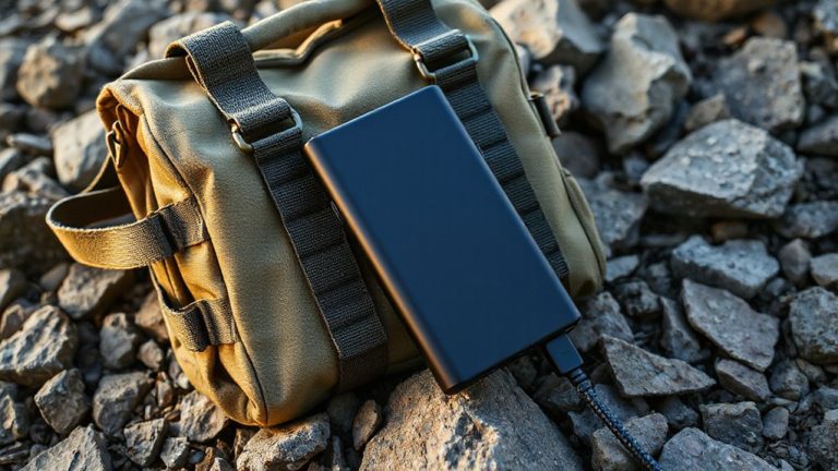secure power bank to bag