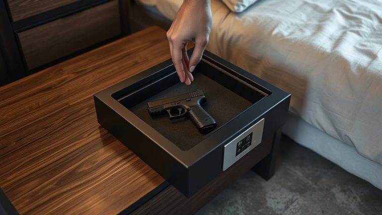 secure quick access bedside safes