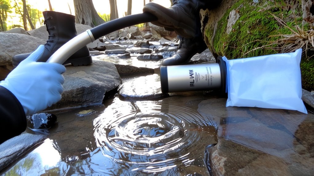 seek moving freshwater sources