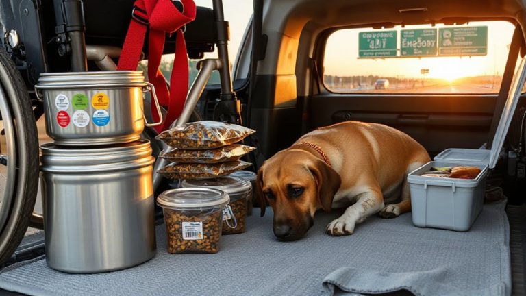 service animal dietary evacuation plan