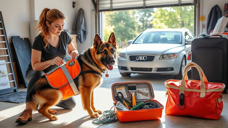 service animal grooming evacuation plan