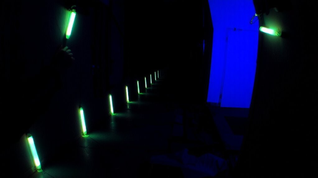 silent guidance through glow