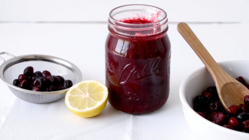 simmer strain add lemon juice