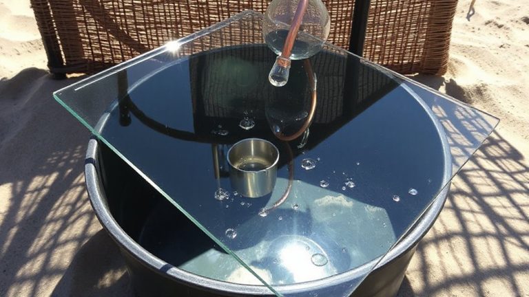 simple solar distillation unit