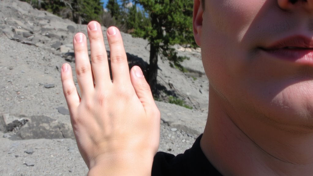 skin changes signal shock