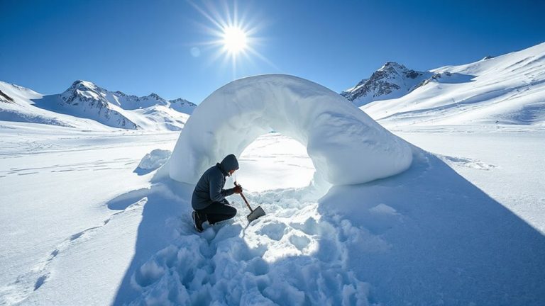 snow cave construction guide