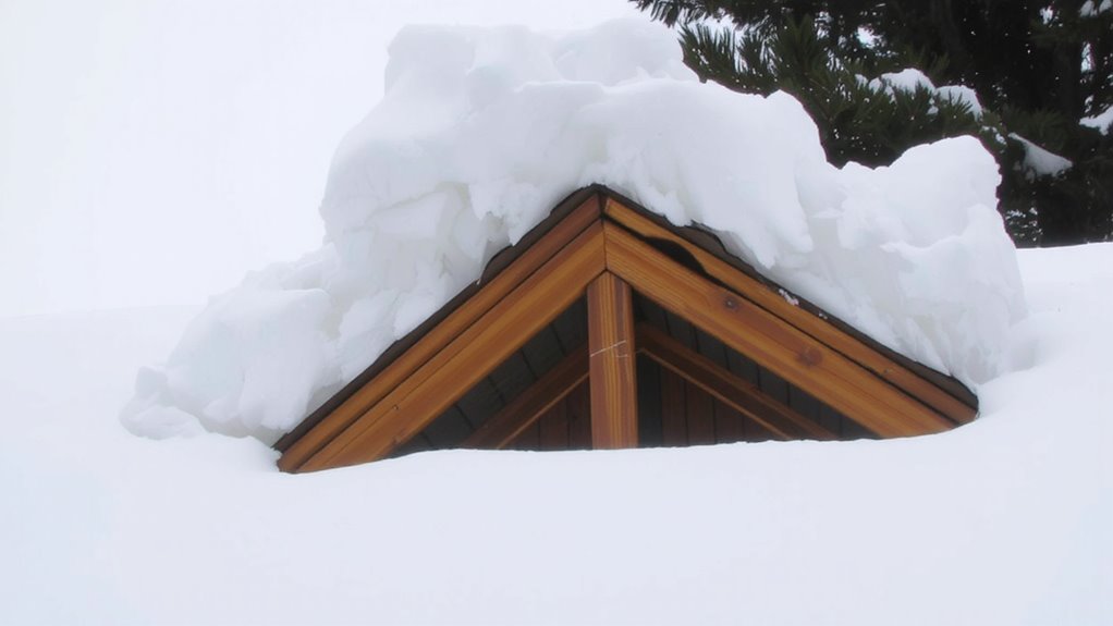 snow load exceeds truss capacity