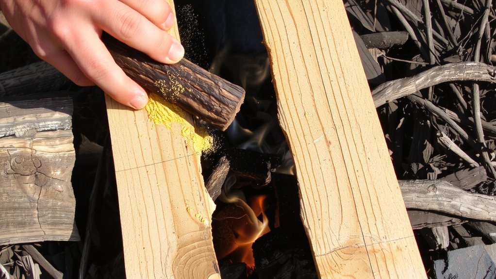 soft and hard woods ignite