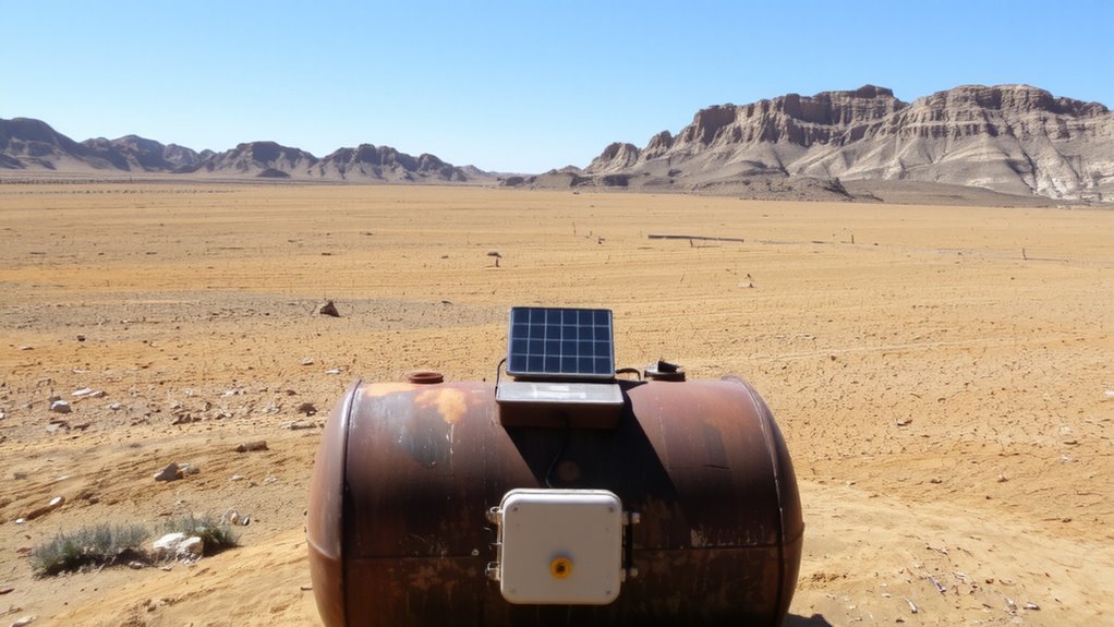 solar alarms for remote tanks
