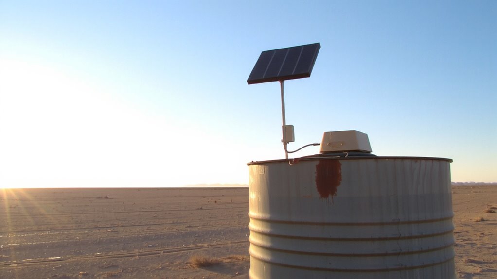 solar powered remote level monitoring