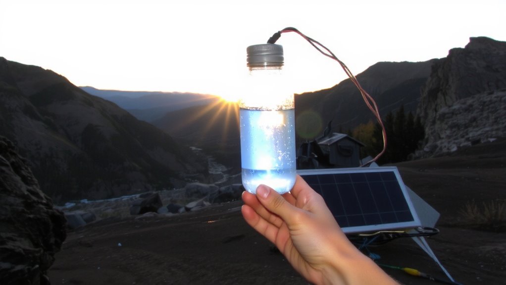 solar powered uv water purification