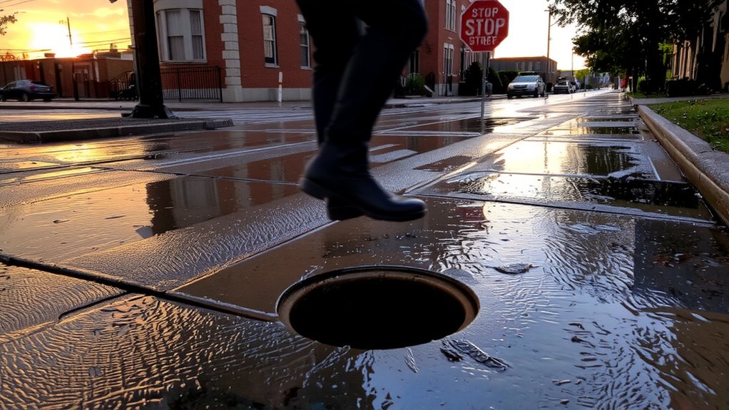 spot drainage failures