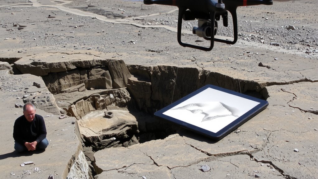 spot subsidence not erosion