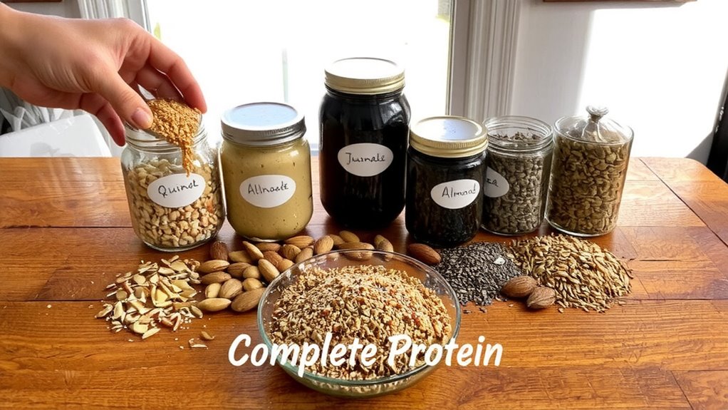 sprouted legumes fermented grains balanced amino acids