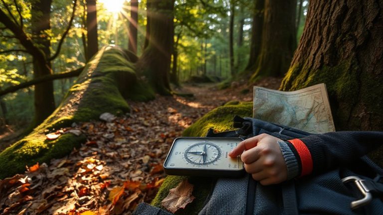 stay oriented in woods
