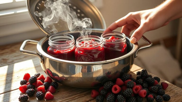 steam canning wild fruit