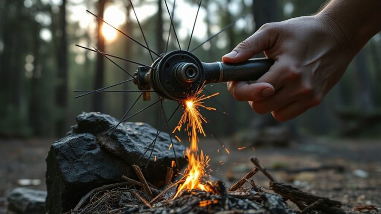 steel spoke fire starter