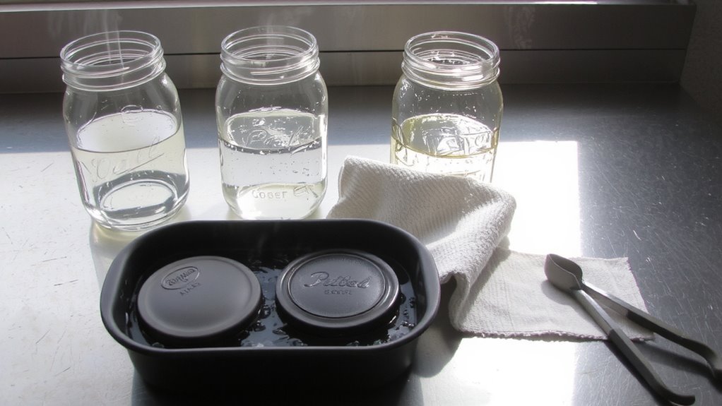 sterilize jars and lids properly