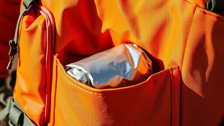 store compact emergency blanket accessibly