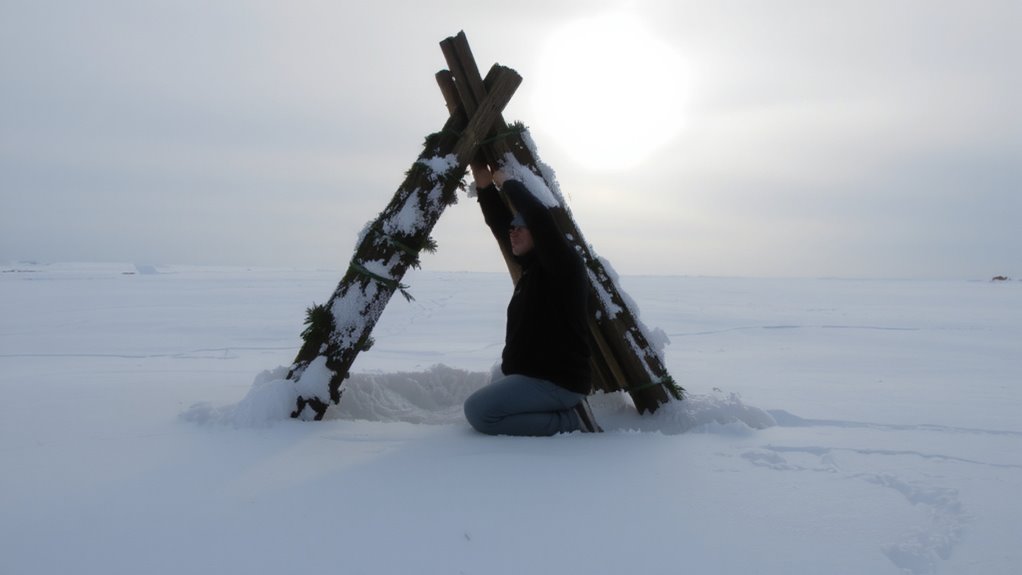 strong frame secure snow shed