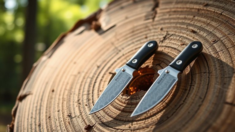 stylish knives that stick