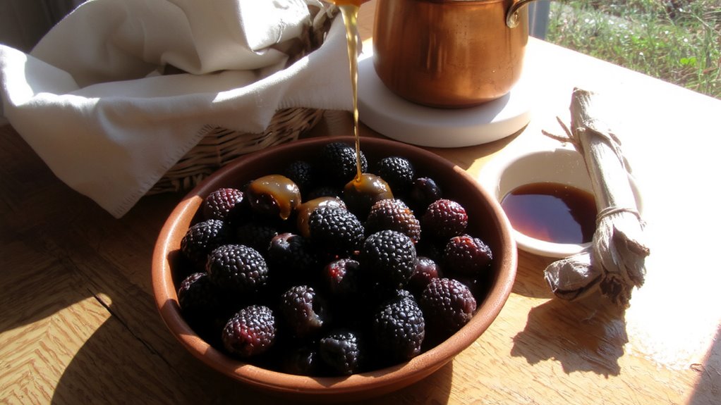 sugar or honey preservation