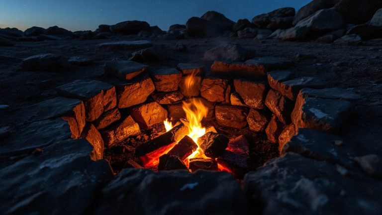 sunken fire pit design