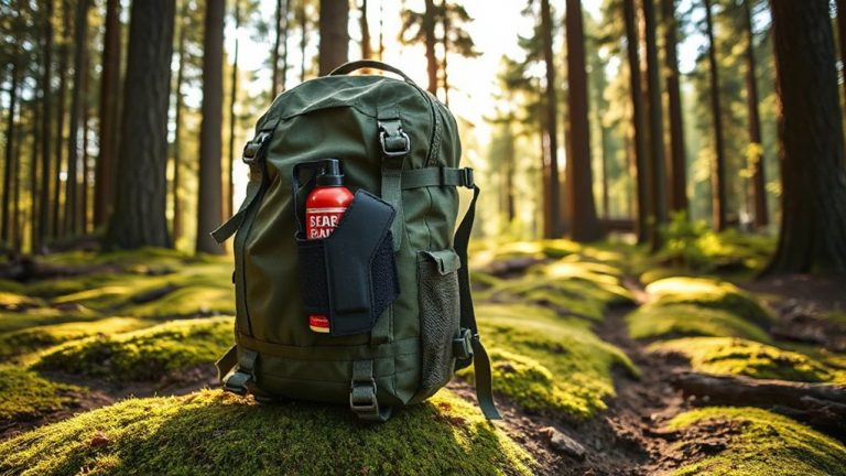 survival packs with bear spray holsters