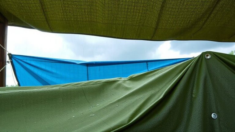 tarp selection for weather protection