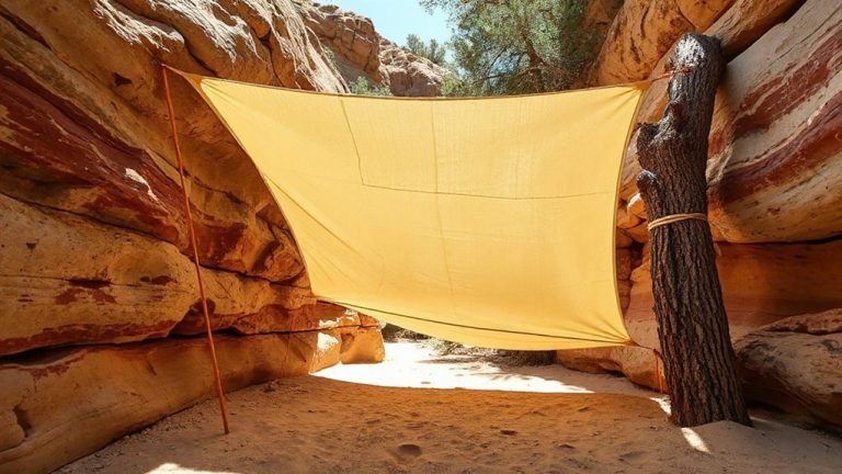 tarp shelter canyon anchors