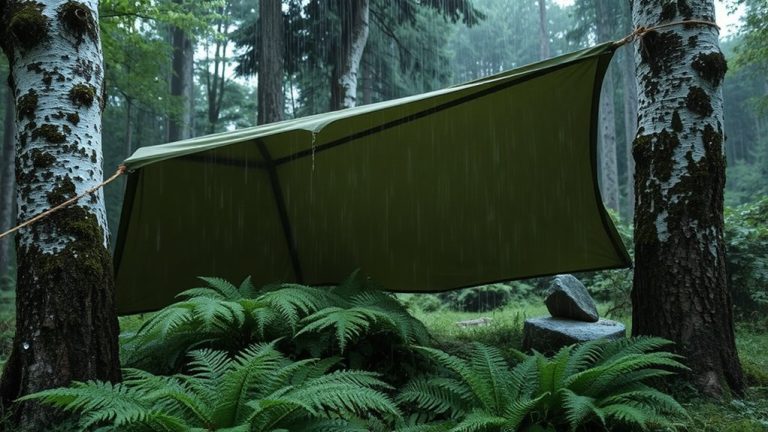 tarp shelters for heavy rain