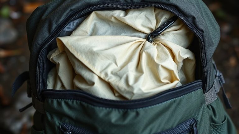 tarp storage for quick setup
