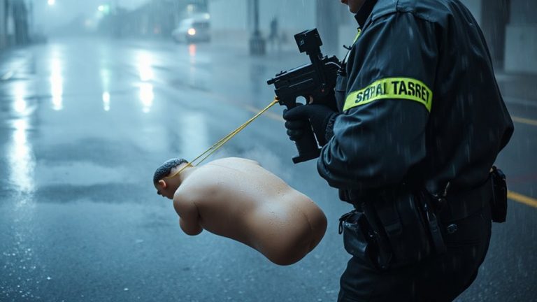 tasers in wet conditions