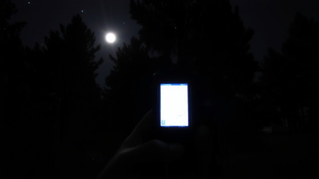 test gps in total darkness