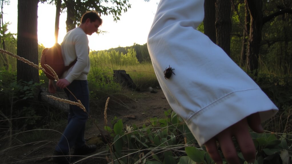 ticks thrive in overgrown fields