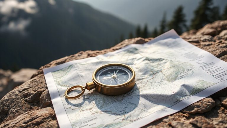 topographic map compass integration