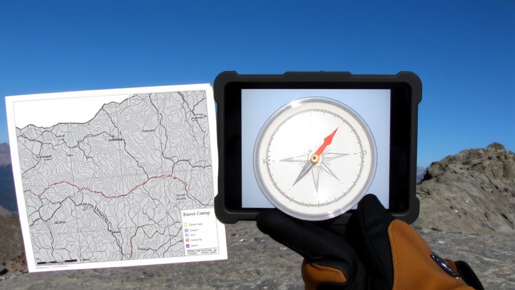topographic maps and compass use