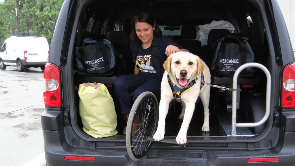 transport service animal requirements