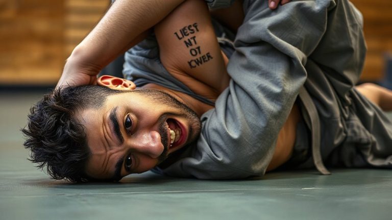 triangle choke execution technique