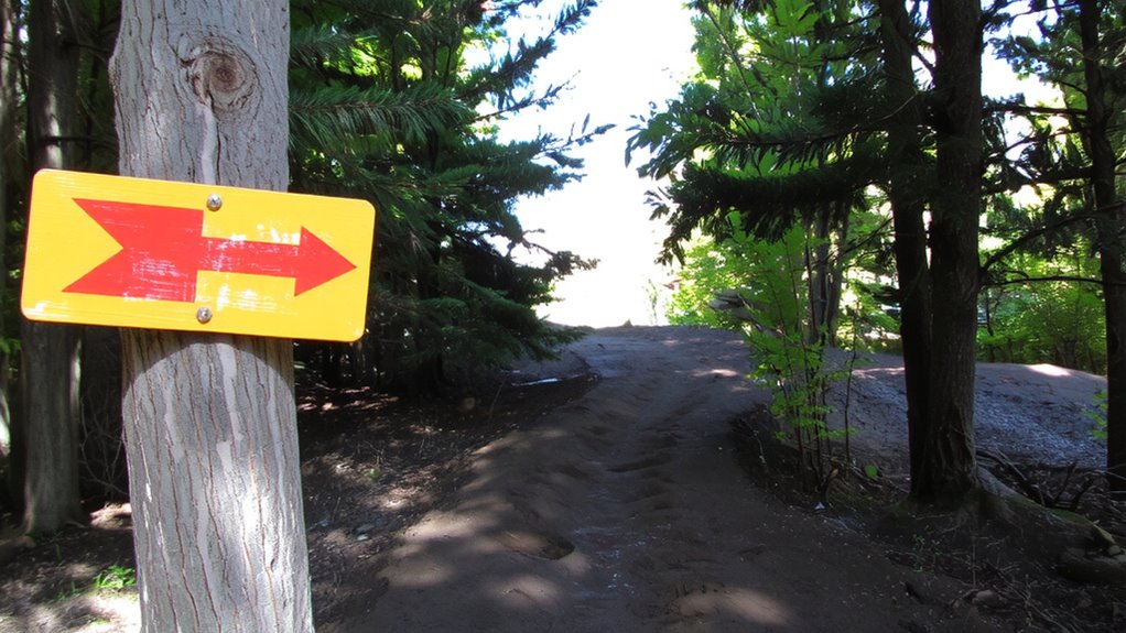 tricked by tampered trail signs