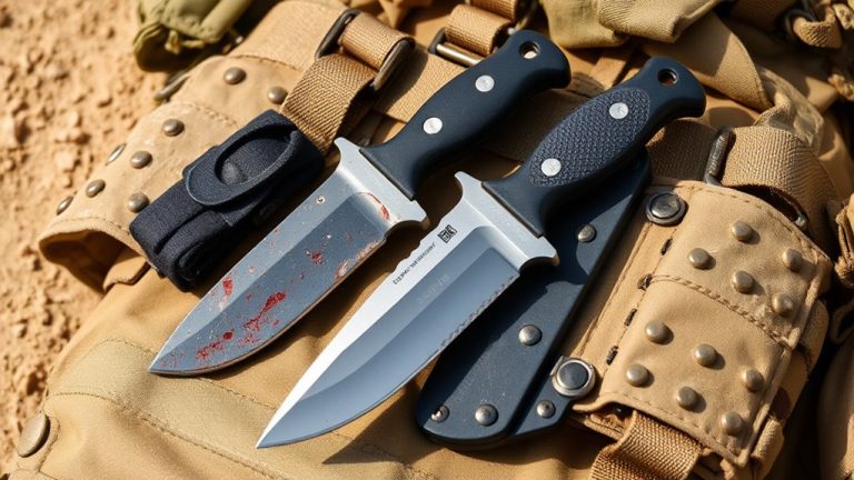 trusted battle belt knives