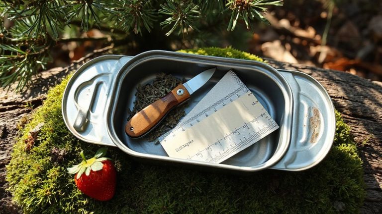 tuna can foraging kit