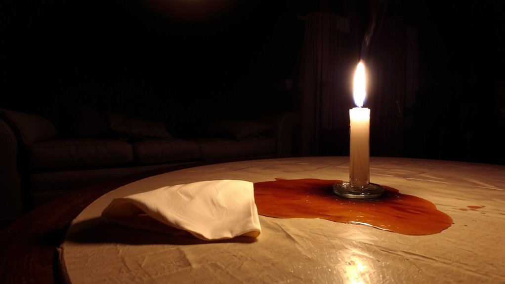 unattended candles cause fires