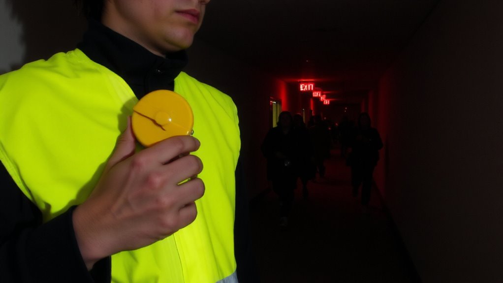 use alarm when trapped silently
